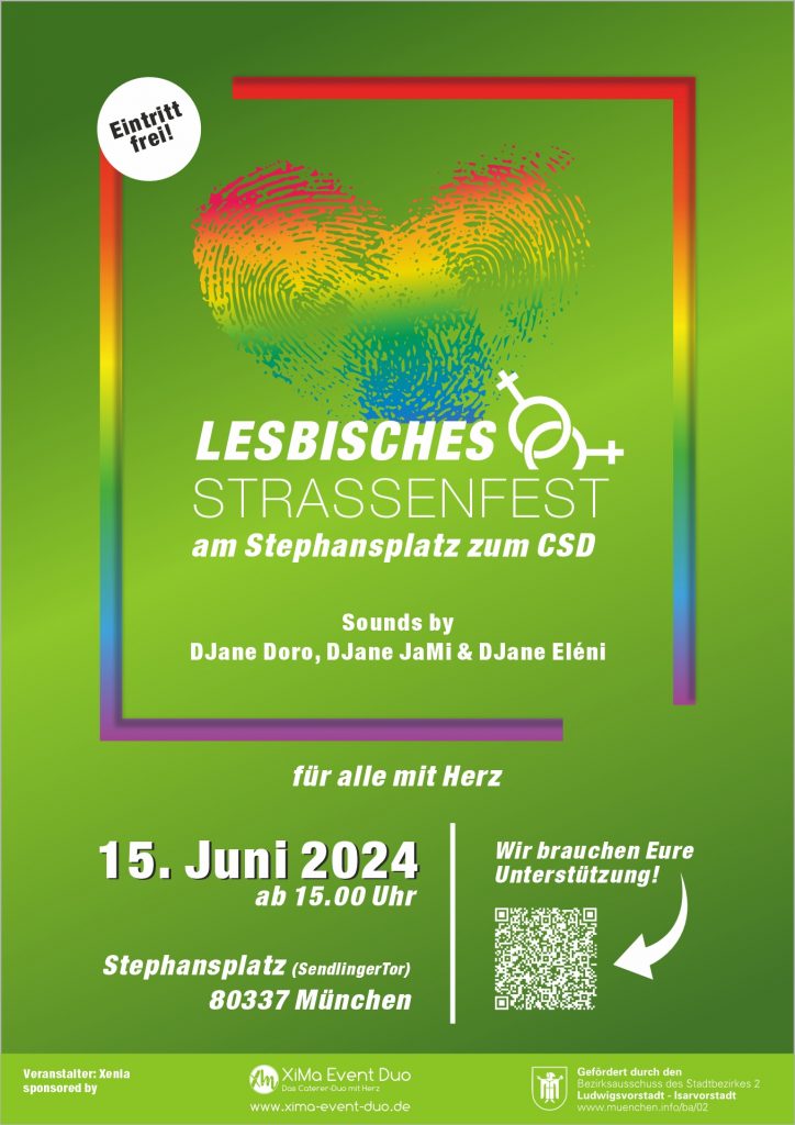 Lesbisches Straßenfest Stephansplatz München